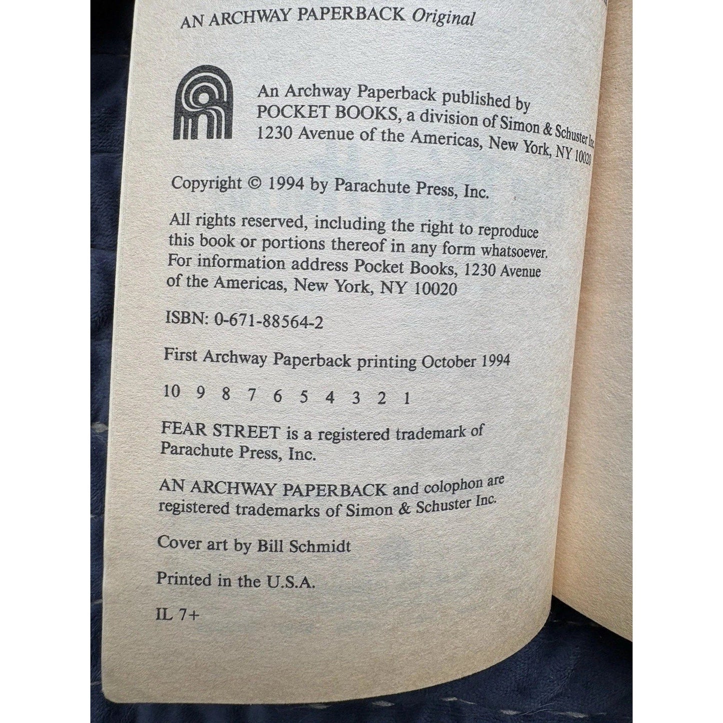 99 Fear Street: The House of Evil – The Third Horror 3 – R.L. Stine 1994 1st Pr - Humphrey's Book Den
