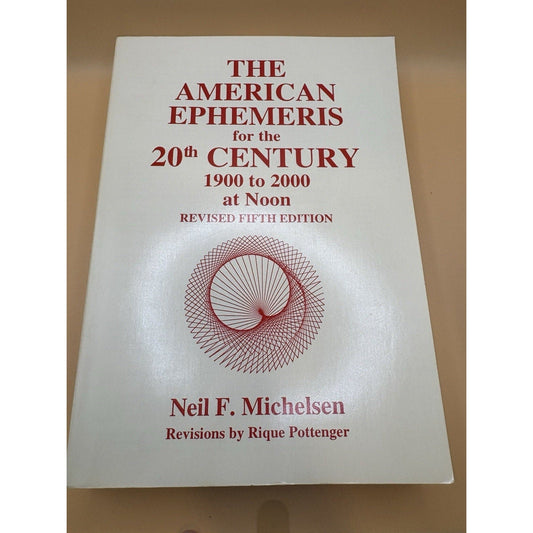 American Ephemeris 20th & 21st Century Set Neil Michelsen Astrology Books - Humphrey's Book Den