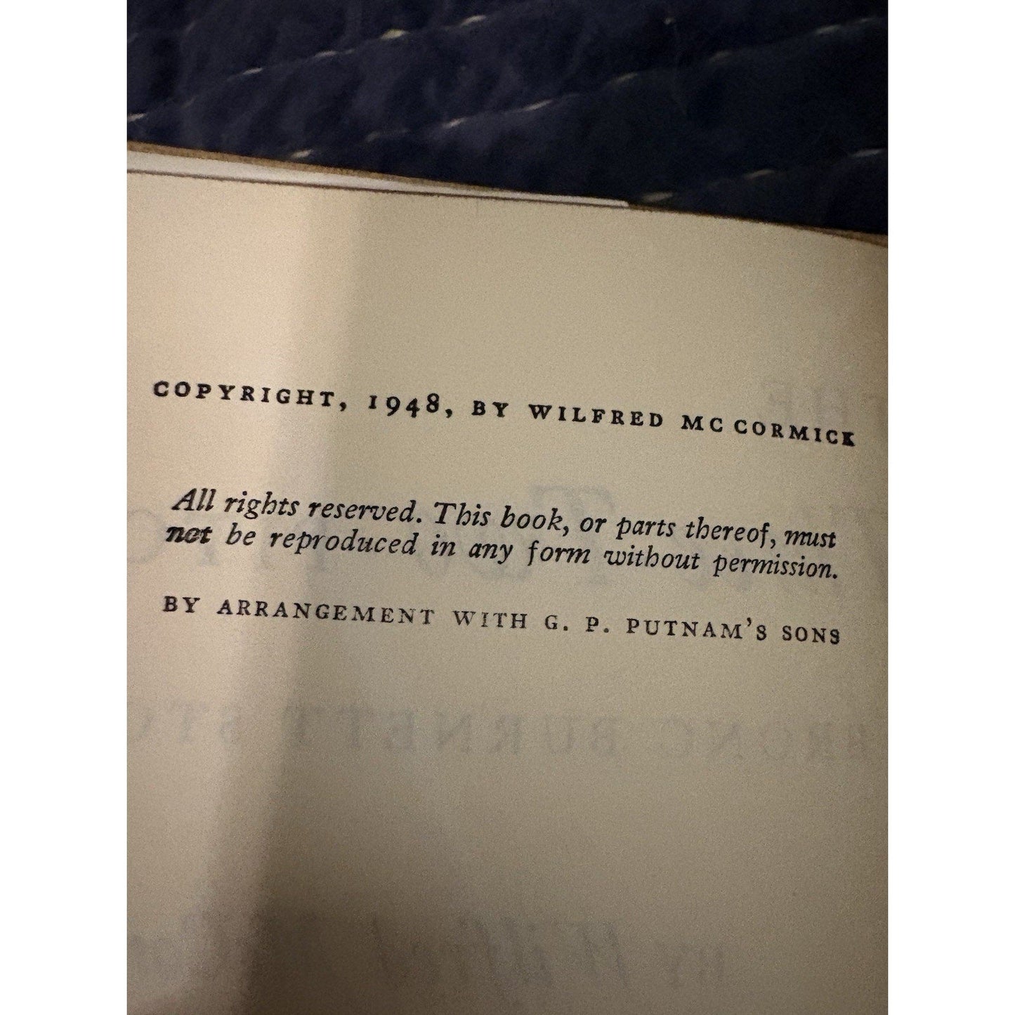 Bronc Burnett 1 Three - Two Pitch by Wilfred McCormick HC/DJ Tan Cover Good - Humphrey's Book Den