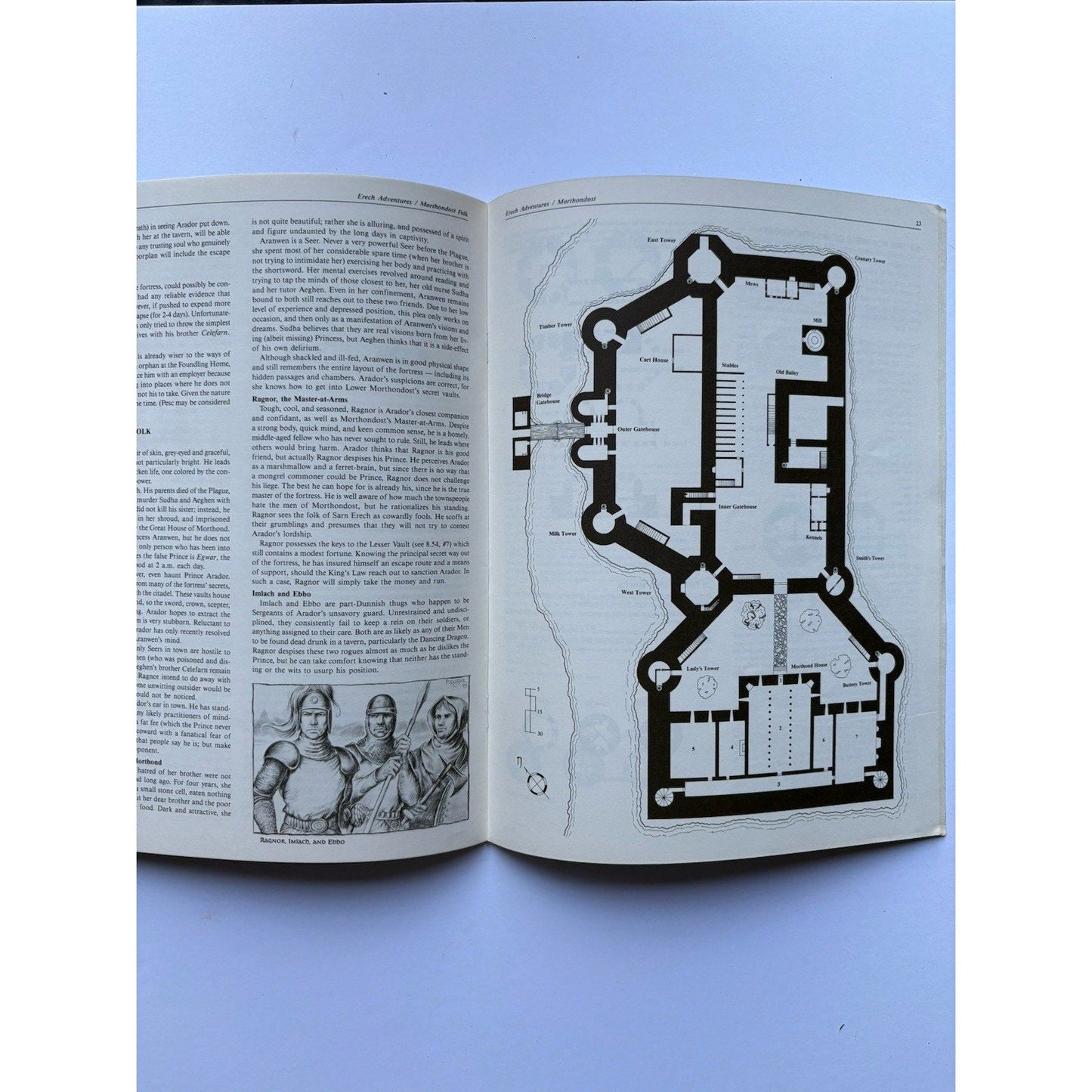D&D Erech and the Paths of the Dead ICE 8060 1984 MERP Tolkien Module Complete - Humphrey's Book Den