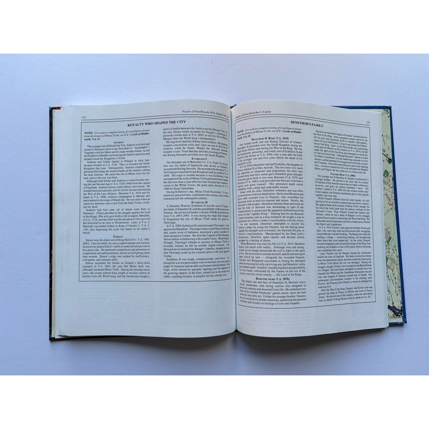 D&D Minas Tirith Cities of Middle - earth ICE 8301 1988 MERP Hardcover Complete - Humphrey's Book Den