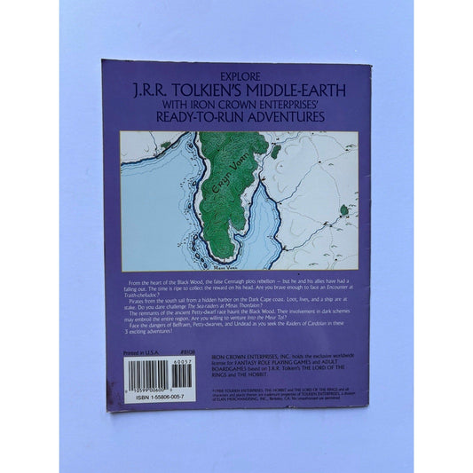 D&D Raiders of Cardolan ICE 8108 1988 MERP Tolkien RPG Module Complete w/ Maps - Humphrey's Book Den