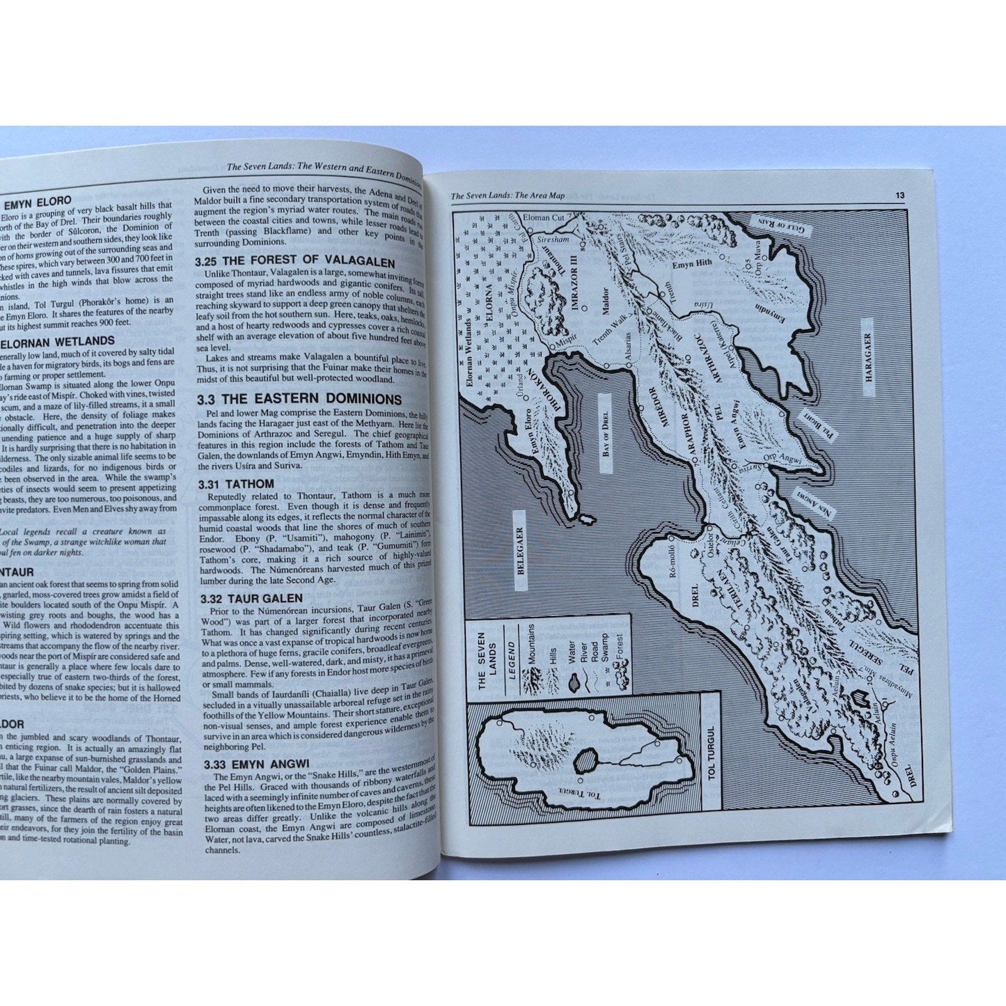 D&D Shadow in the South ICE 3900 1988 MERP Tolkien RPG Module Complete w/ Maps - Humphrey's Book Den