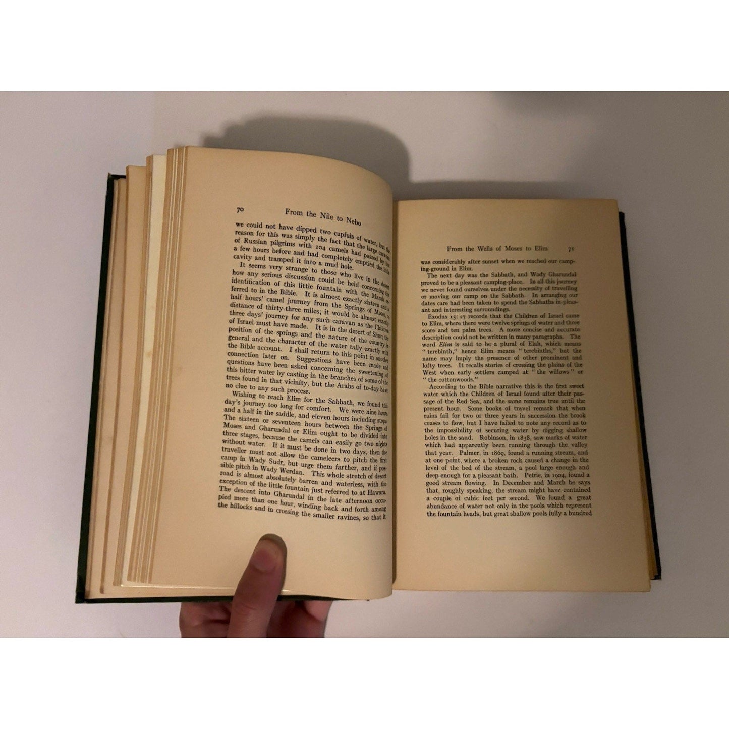 From the Nile to Nebo Franklin Hoskins 1912 Illustrated HC Biblical Study - Humphrey's Book Den