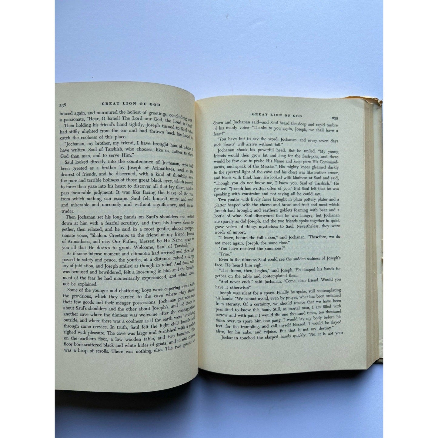 Great Lion of God by Taylor Caldwell 1970 First Edition Doubleday w/ Dust Jacket - Humphrey's Book Den