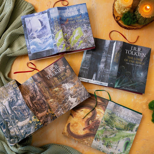 Hobbit & Lord of the Rings Illustrated by Alan Lee Box Set - Humphrey's Book Den