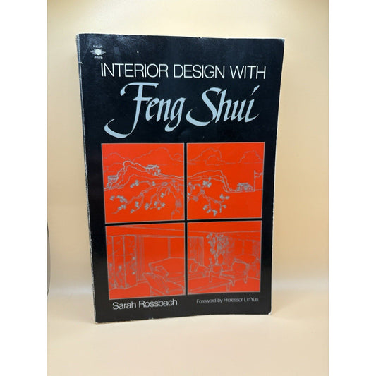 Interior Design with Feng Shui – Sarah Rossbach Hardcover Arkana 1991 - Humphrey's Book Den