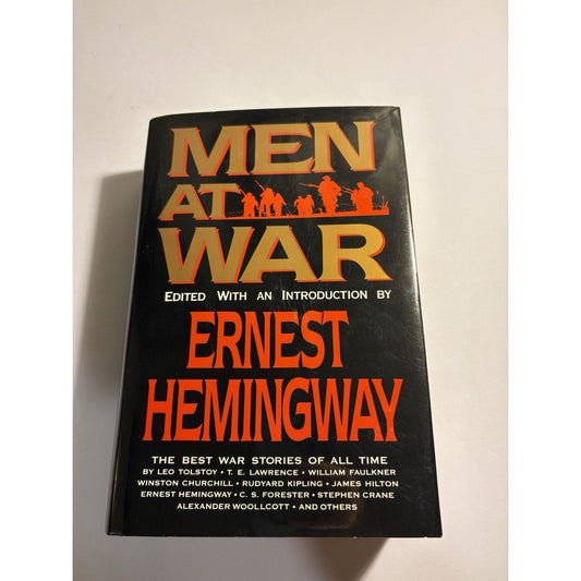 Men at War by Ernest Hemingway 1991 Wings Books Hardcover Dust Jacket - Humphrey's Book Den