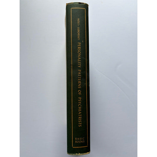 Personality Patterns of Psychiatrists Holt & Luborsky 1958 Hardcover - Humphrey's Book Den