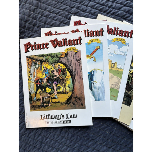 Prince Valiant Fantagraphics Book Lot Volume 24 - 33 1st & 2nd Printing 1990 - 1995 - Humphrey's Book Den