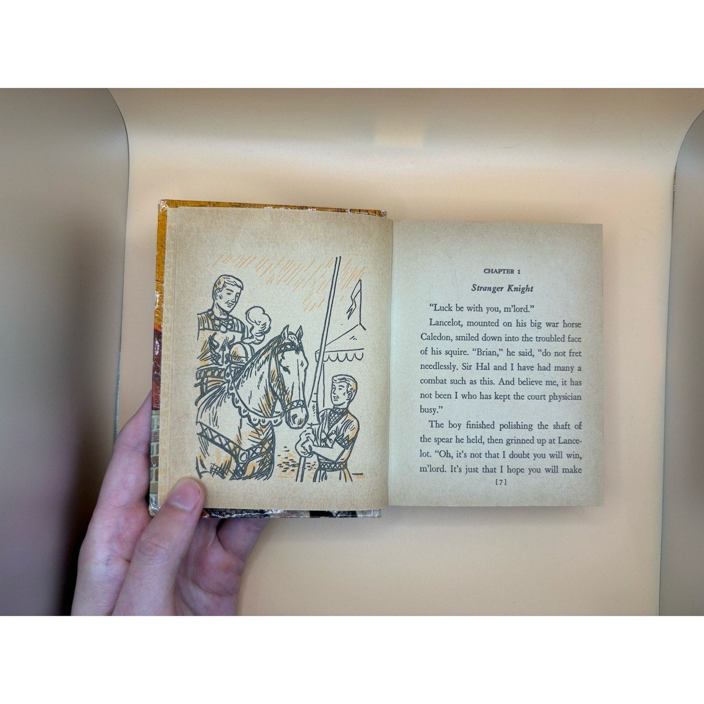 Sir Lancelot Whitman Big Little Book 1649 1956 Authorized TV Edition HC - Humphrey's Book Den