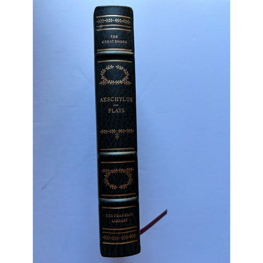 The Complete Plays of Aeschylus Franklin Library 1978 Leather - Illustrated - Humphrey's Book Den