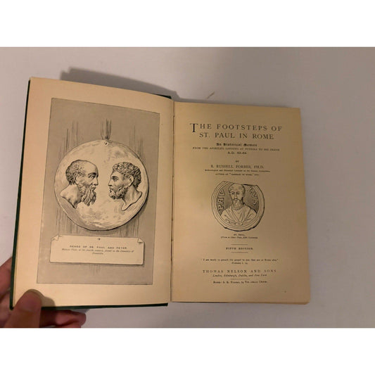 The Footsteps of St Paul in Rome S. Russell Forbes Fifth Edition Antique - Humphrey's Book Den