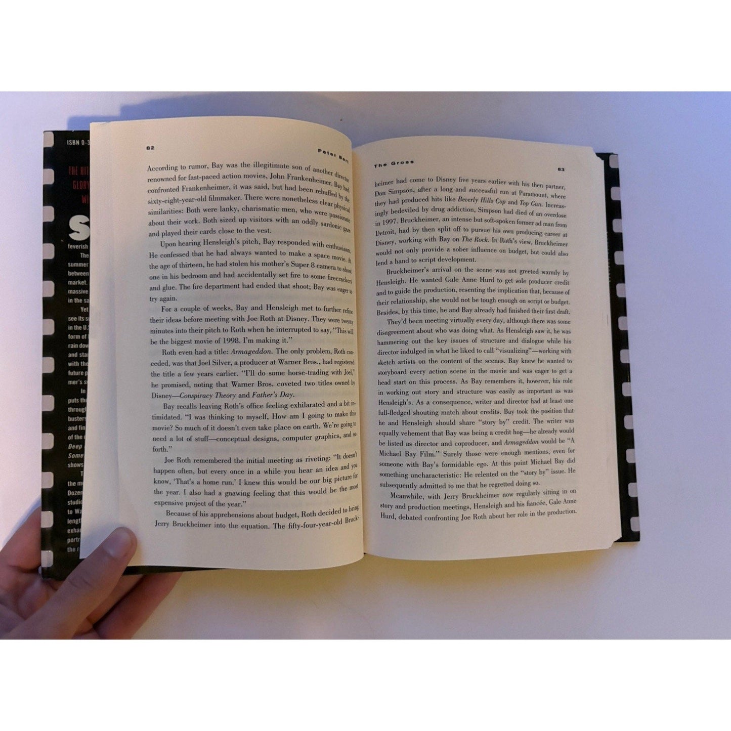 The Gross Peter Bart Signed First Edition 1999 HC w/ Dust Jacket - Humphrey's Book Den