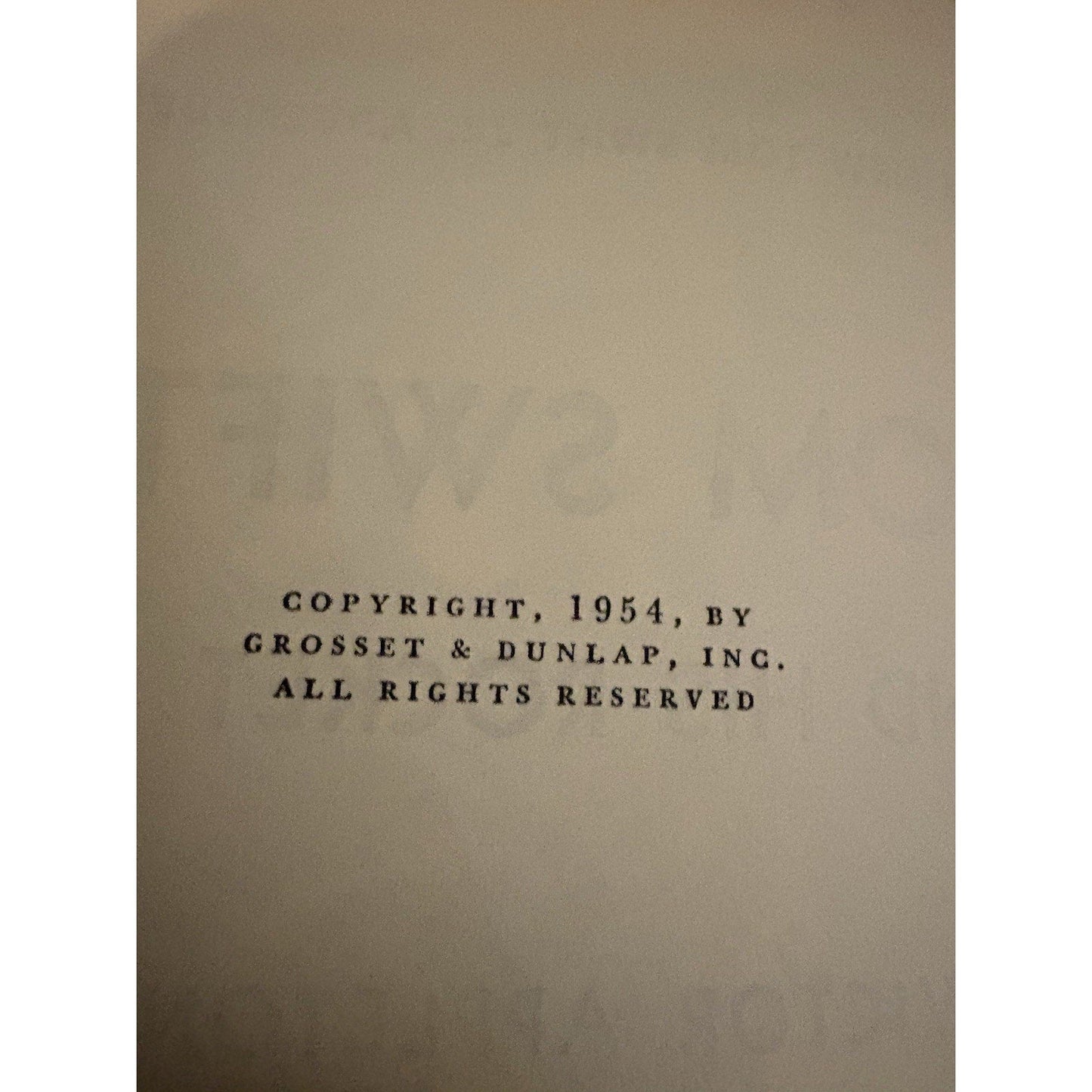 Tom Swift And His Rocket Ship By Victor Appleton Hardcover DJ G&D 1954 - Humphrey's Book Den