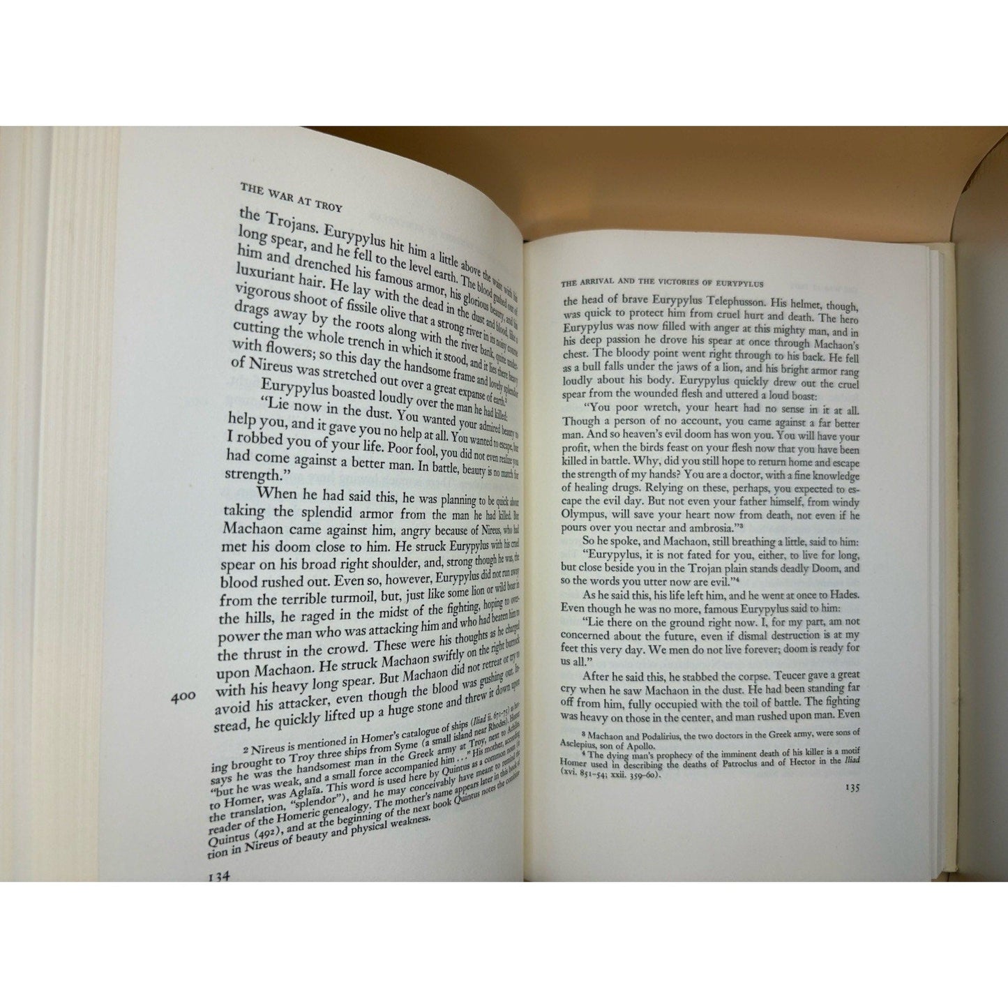 War at Troy: What Homer Didn’t Tell — 1968 1st Ed HC/DJ Quintus of Smyrna - Humphrey's Book Den