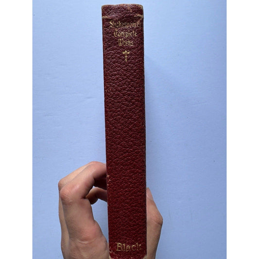 William Shakespeare Complete Works Collins Clear - Type Press India Paper Gilt - Humphrey's Book Den