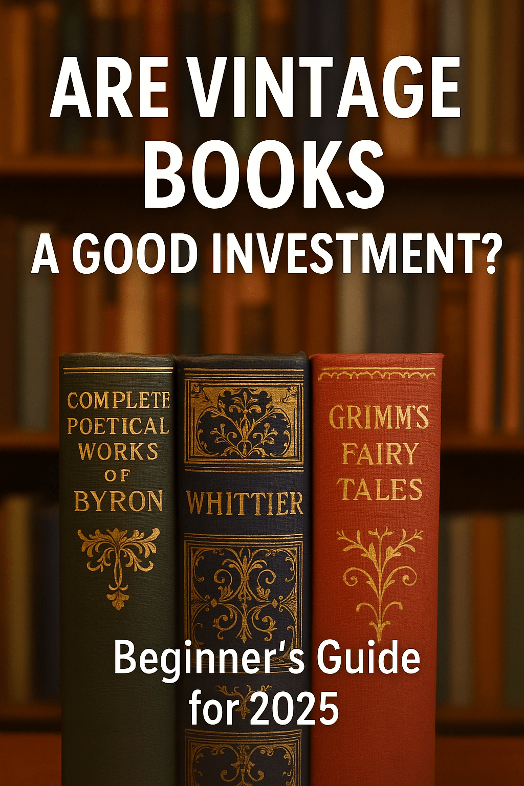 Are Vintage Books a Good Investment? A Beginner’s Guide for 2025 - Humphrey's Book Den