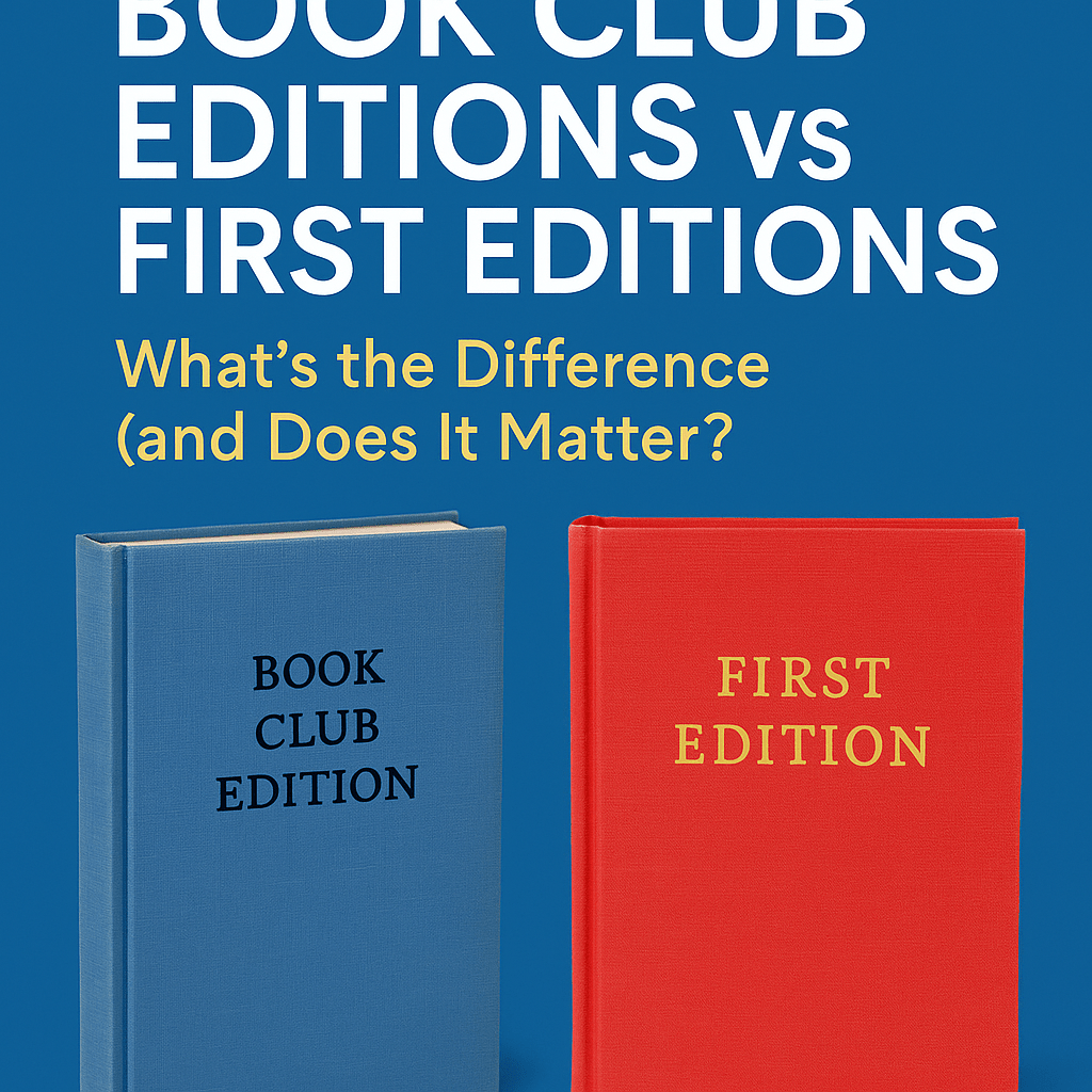 Book Club Editions vs First Editions: What’s the Difference (and Does It Matter)? - Humphrey's Book Den