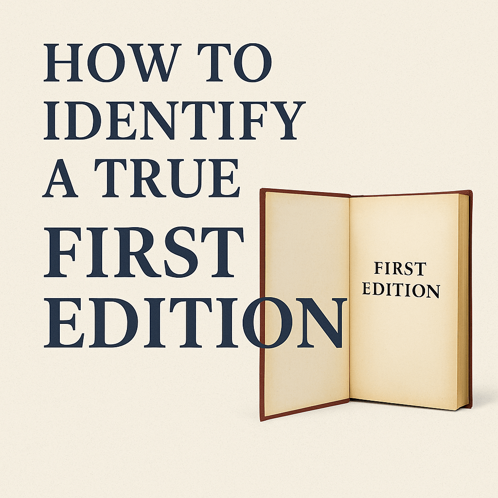 How to Identify a True First Edition: A Beginner’s Guide for Book Collectors - Humphrey's Book Den