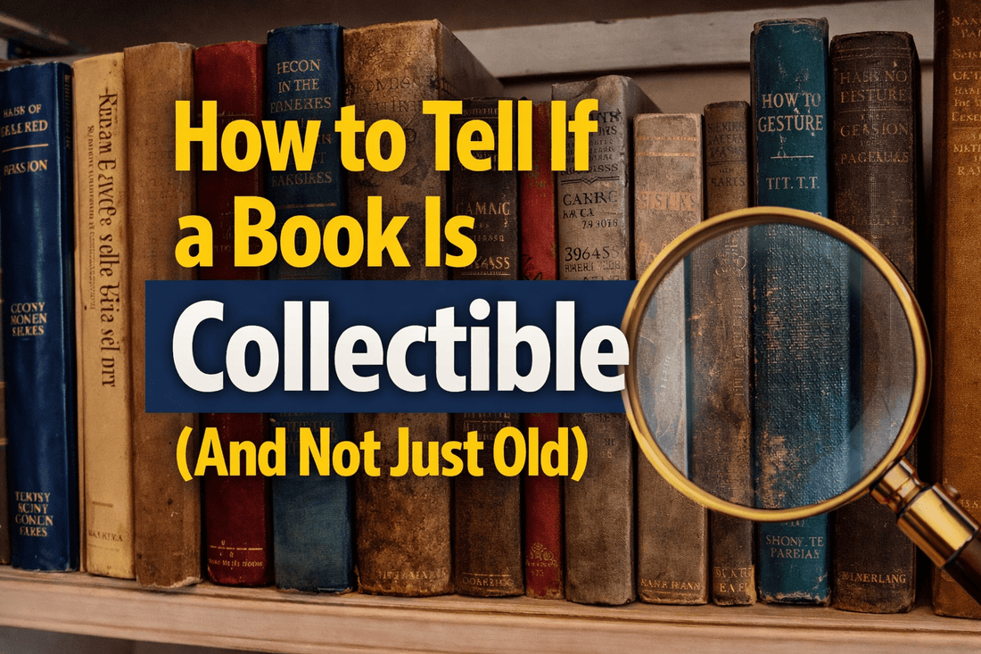 How to Tell If a Book Is Actually Collectible (And Not Just Old) - Humphrey's Book Den