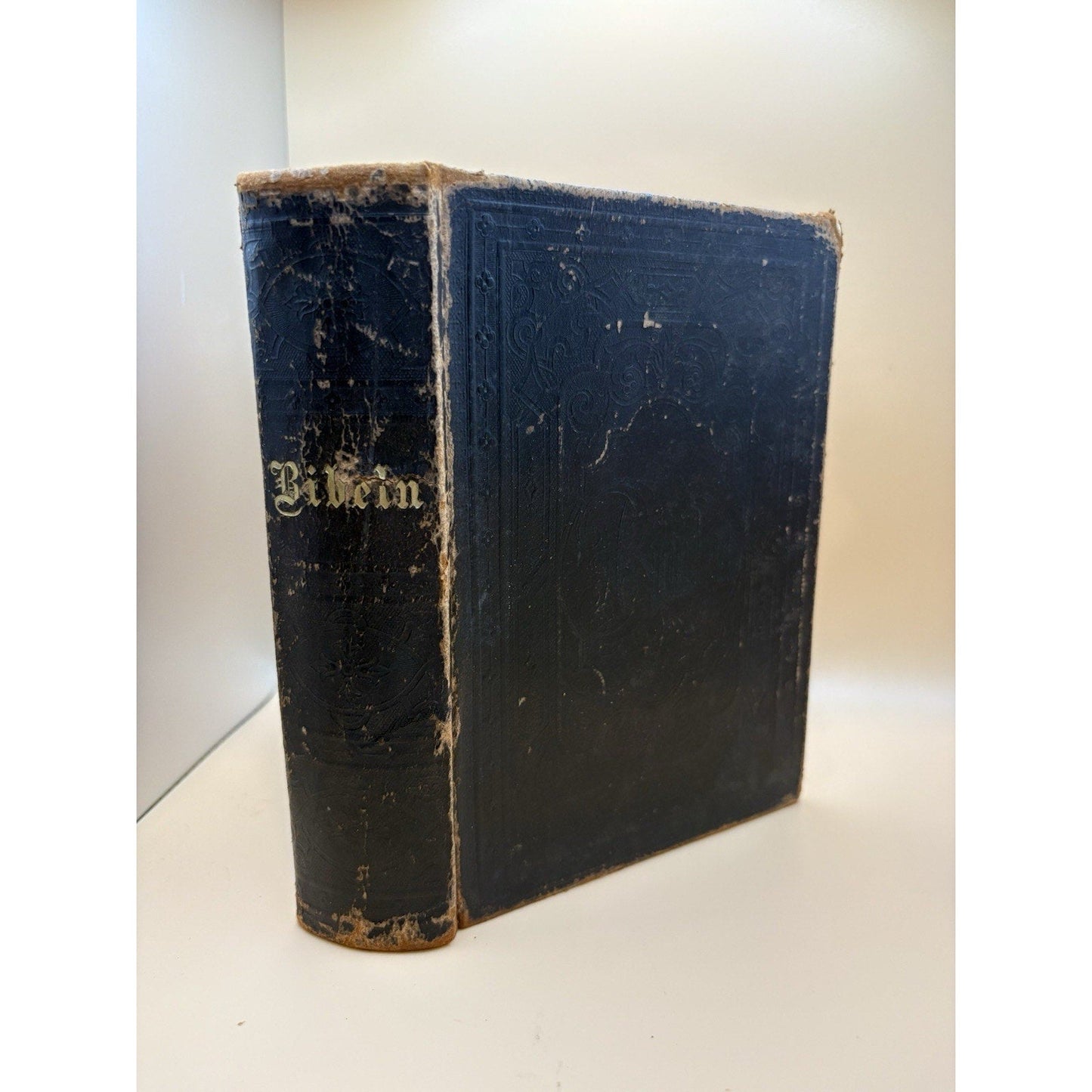 1862 Swedish Bible - Old Gamla & (New) Nya Testamentet Antique Kanoniska Böcker - Humphrey's Book Den