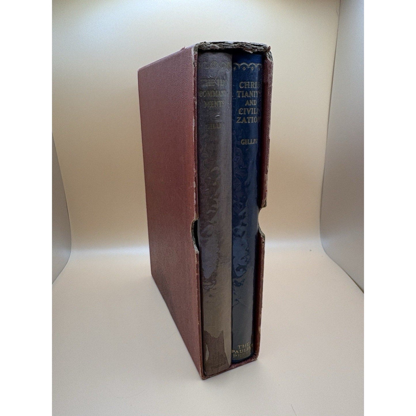 1931–32 James M. Gillis Set – Paulist Press – Slipcase w/ Glassine DJs - Humphrey's Book Den