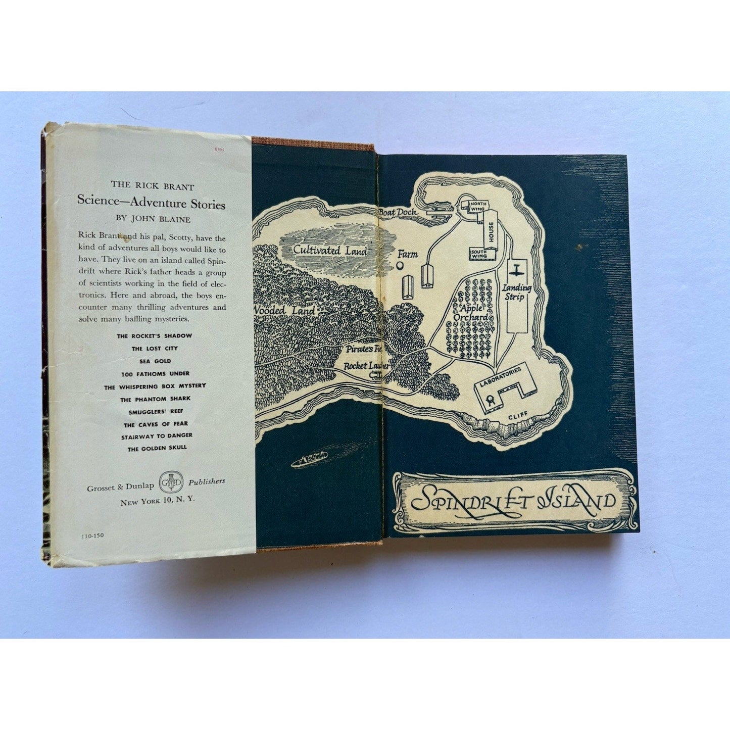 1947 RICK BRANT ELECTRONIC ADVENTURE 3 : SEA GOLD - John Blaine - 1st Edition - Humphrey's Book Den