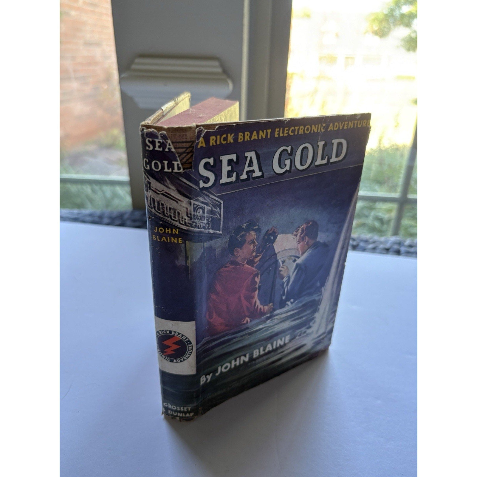 1947 RICK BRANT ELECTRONIC ADVENTURE 3 : SEA GOLD - John Blaine - 1st Edition - Humphrey's Book Den