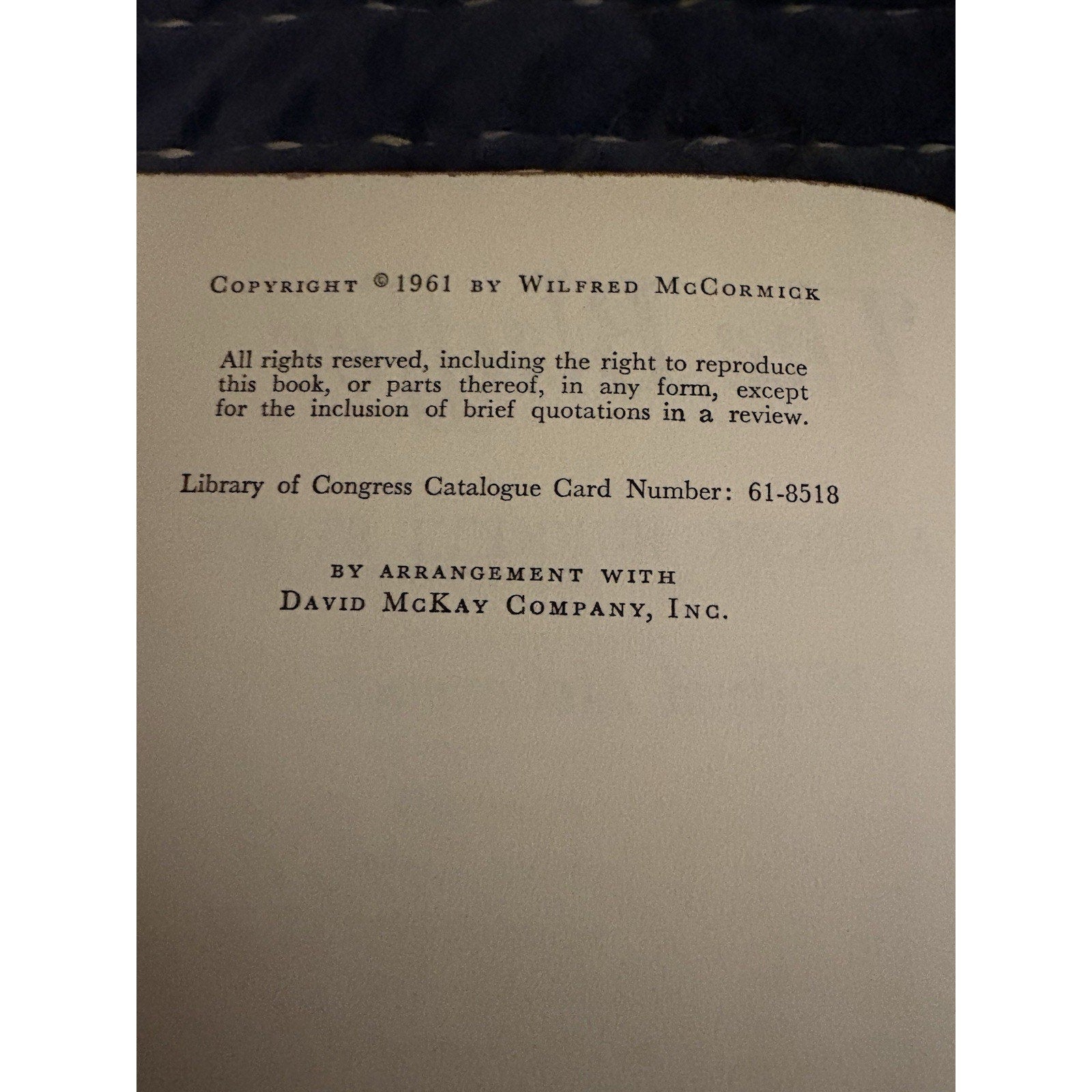 1961 The Bluffer by Wilfred McCormick Bronc Burnett Series 1st Edition HCDJ - Humphrey's Book Den