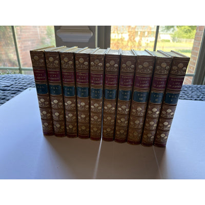 1835 Boswell Life of Johnson Complete 10 Vols Bound by Zaehnsdorf Fine Calf Set