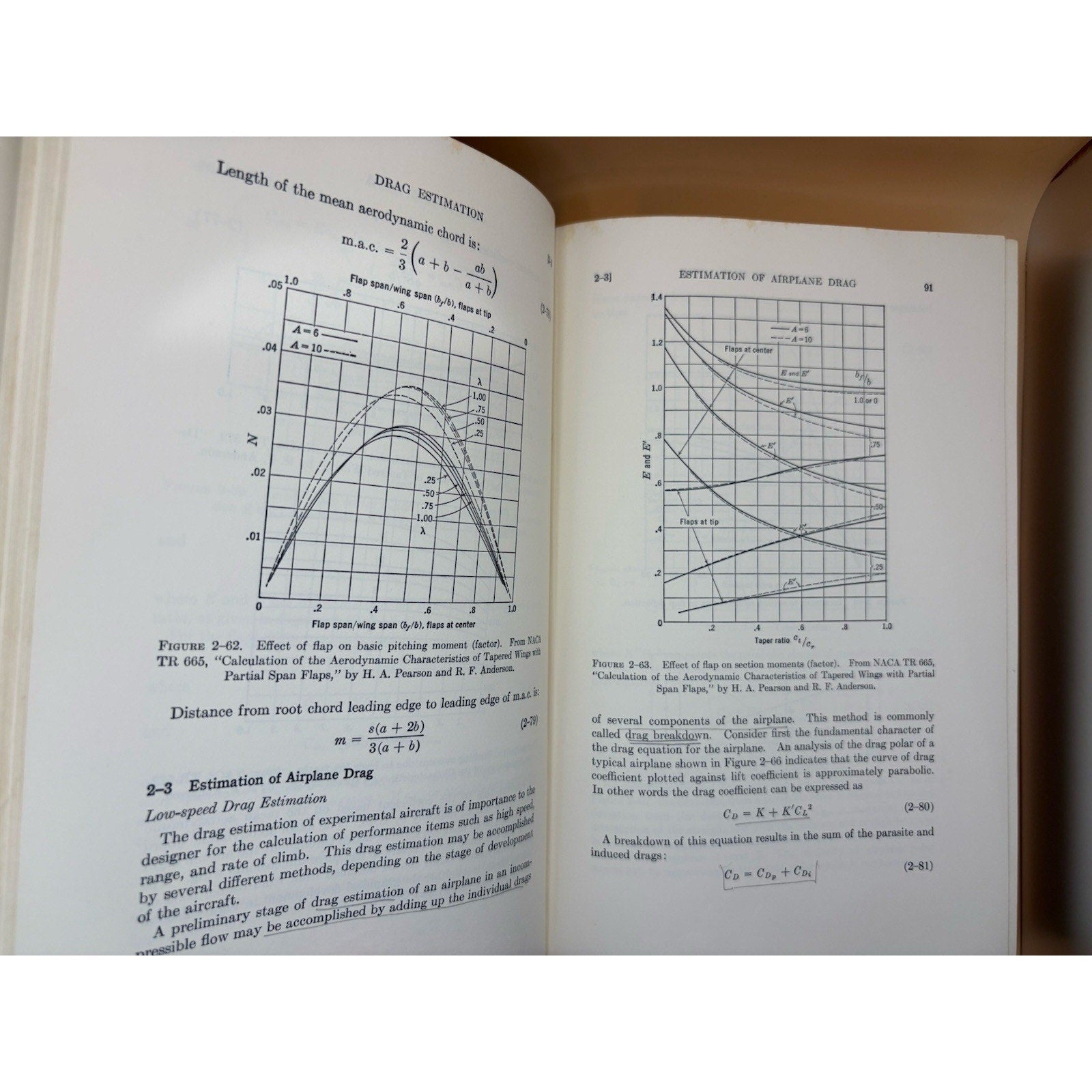 Airplane Performance Stability & Control Perkins Hage Wiley 1949 HC - Humphrey's Book Den