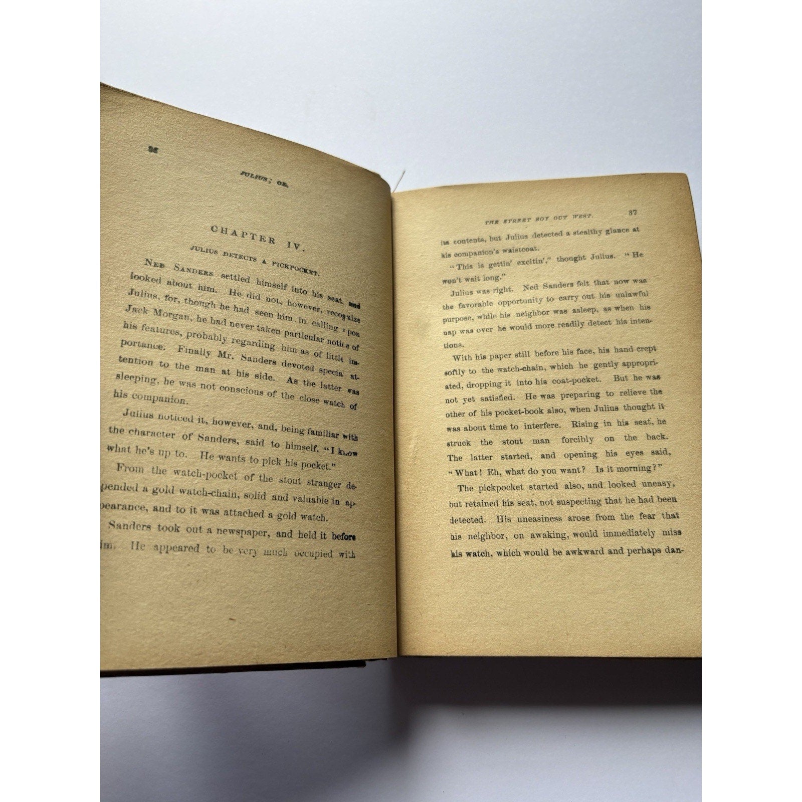 Antique Book Julius by Horatio Alger Jr. 1874 - Humphrey's Book Den