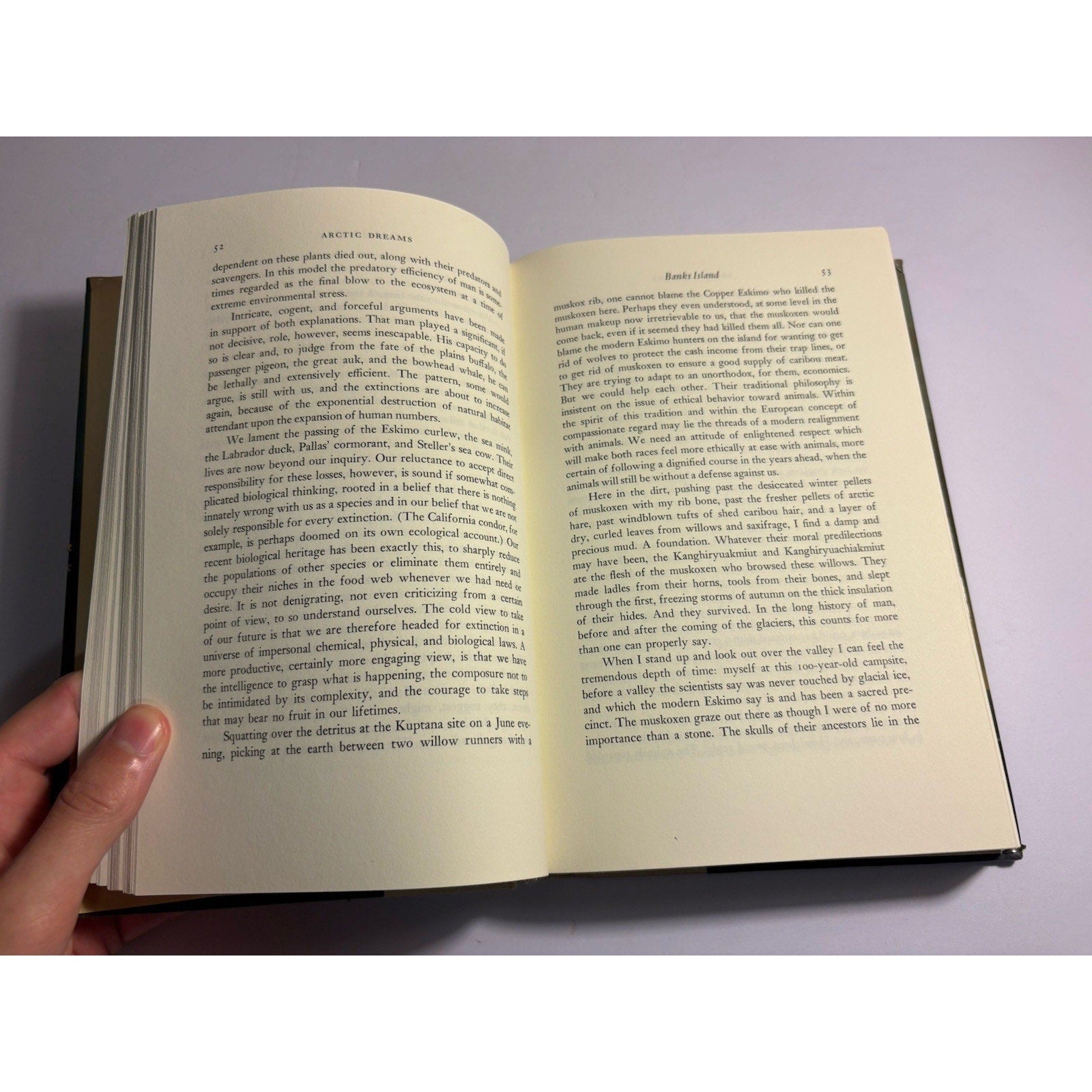 Arctic Dreams by Barry Lopez First Edition 1986 HC Scribner Nature Writing - Humphrey's Book Den