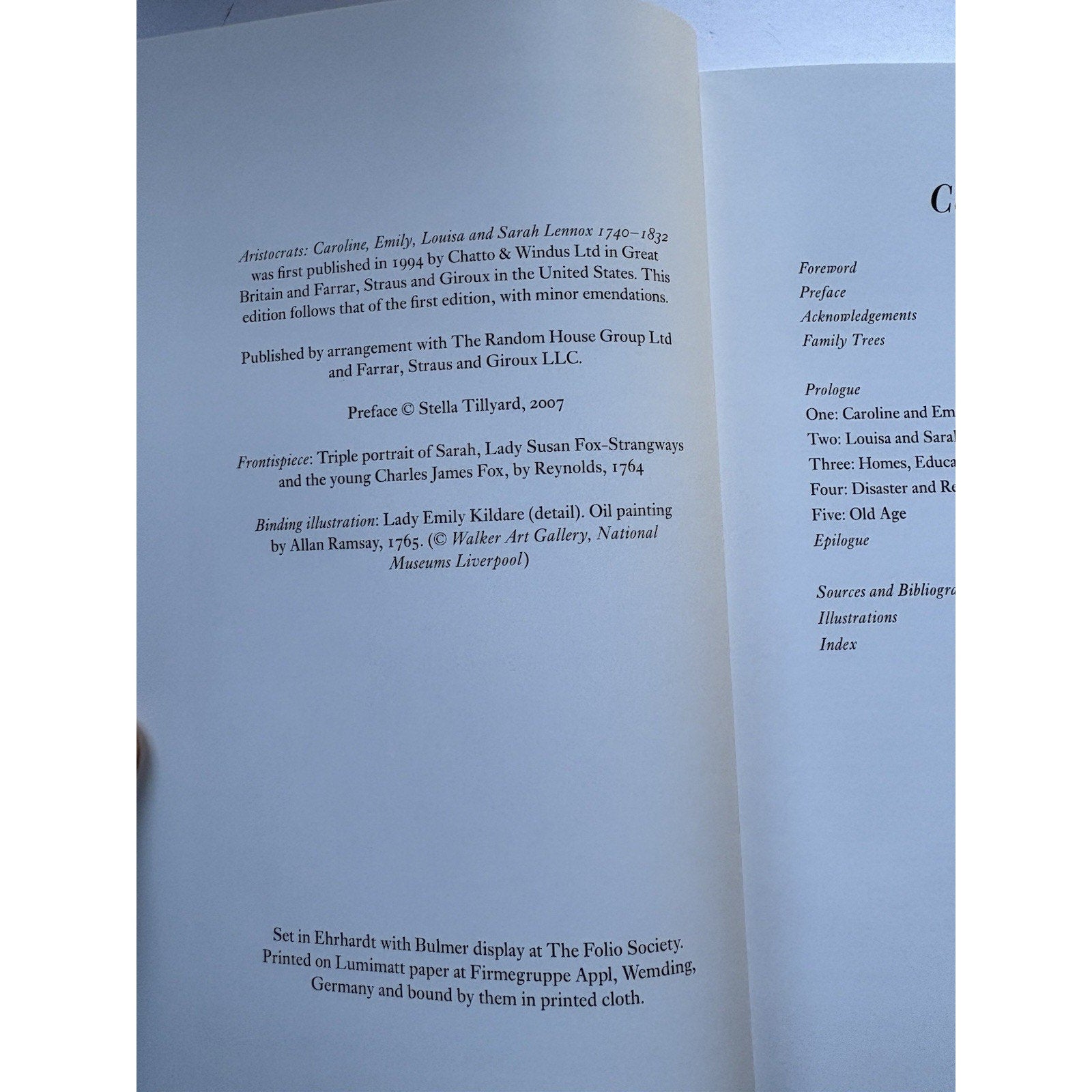 Aristocrats Folio Society 2007 Stella Tillyard Hardcover in Slipcase - Humphrey's Book Den