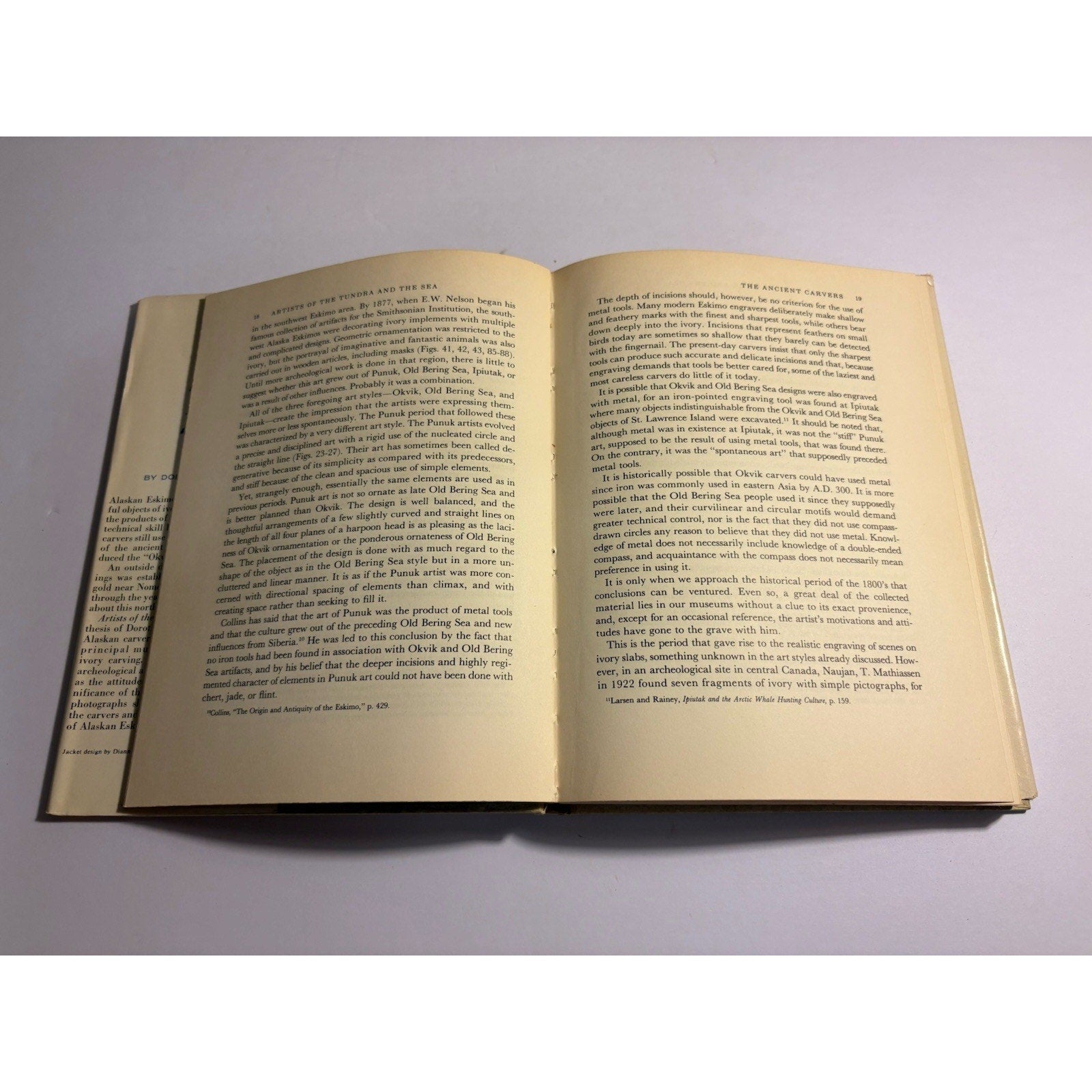 Artists of the Tundra and the Sea Dorothy Jean Ray 1961 HC Arctic Art - Humphrey's Book Den