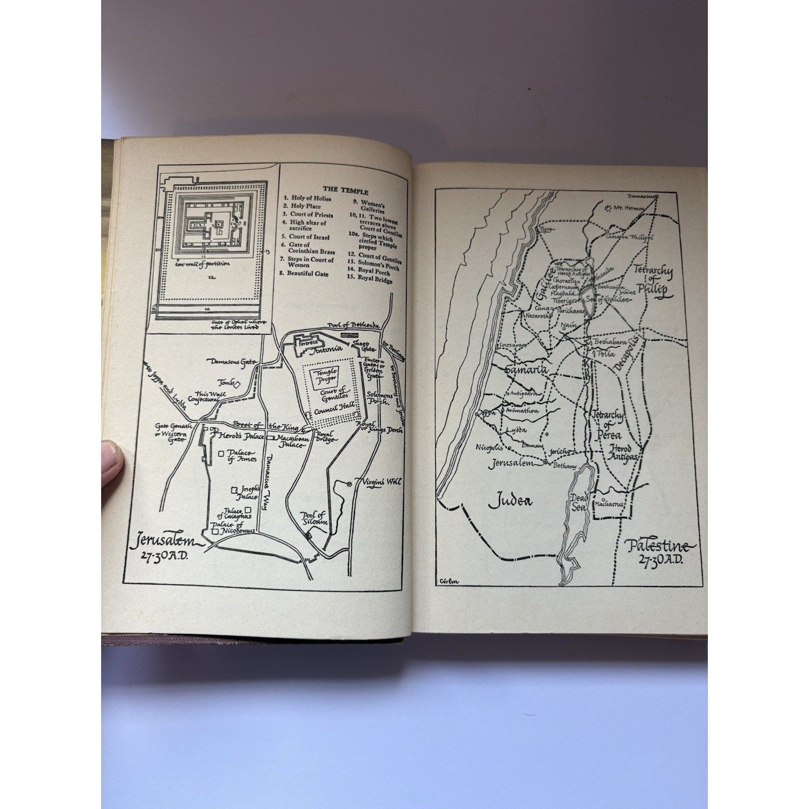 Behold Your King By Florence Marvyne Bauer Hardcover Illustrated 1944 Dust Jacket - Humphrey's Book Den