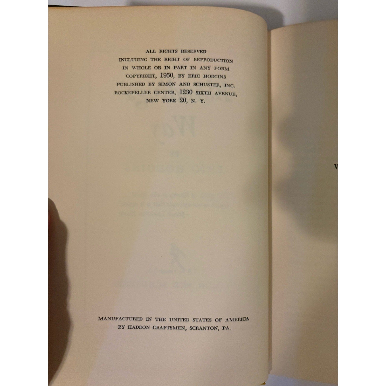 Blandings’ Way – Eric Hodgins – 1950/51 First Edition Hardcover - Humphrey's Book Den