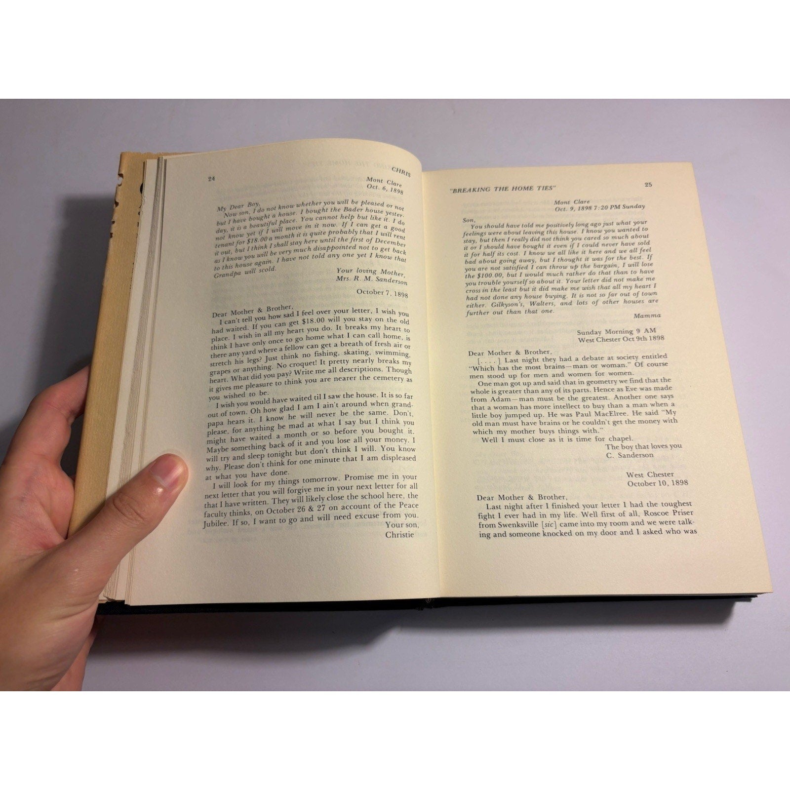 Chris: Biography of Christian C. Sanderson Signed by Author 1973 HC - Humphrey's Book Den