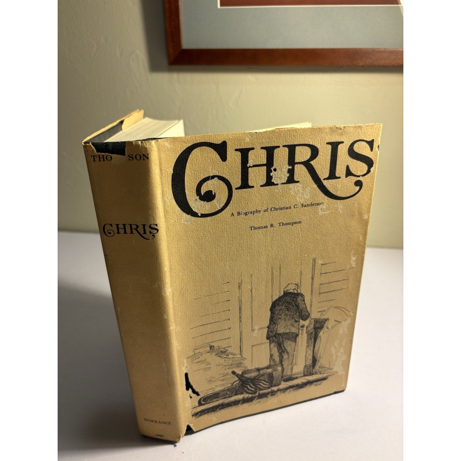 Chris: Biography of Christian C. Sanderson Signed by Author 1973 HC - Humphrey's Book Den