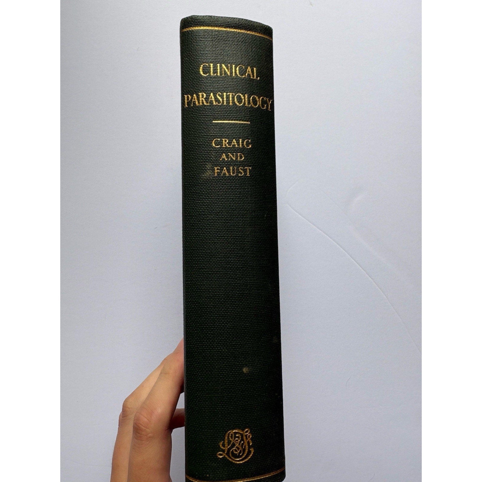 Clinical Parasitology 1940 Charles Craig Ernest Faust 2nd Edition Medical Book - Humphrey's Book Den