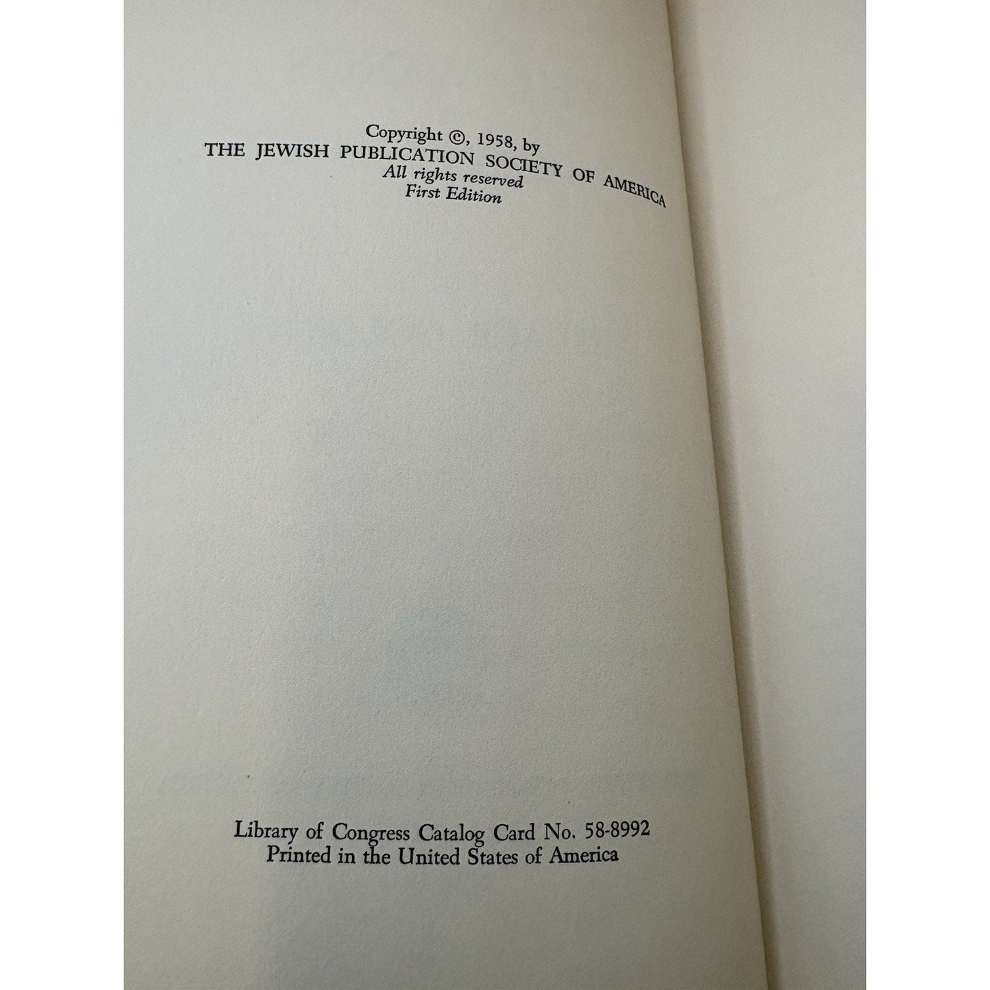 Come Under the Wings Grace Goldin 1958 1st Ed Midrash Ruth Maurice Samuel DJ - Humphrey's Book Den