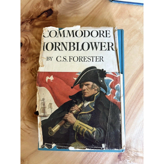 Commodore Hornblower by C.S. Forrester 1945 Vintage Hardcover with Damaged Dust Jacket - Humphrey's Book Den