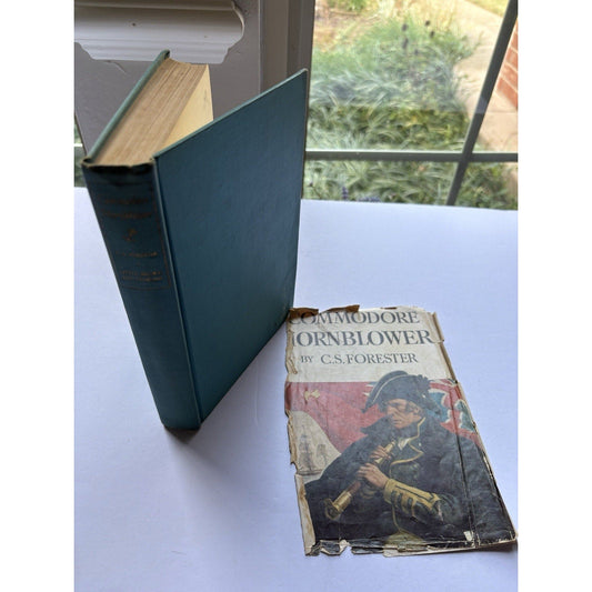 Commodore Hornblower by C.S. Forrester 1945 Vintage Hardcover with Damaged Dust Jacket - Humphrey's Book Den