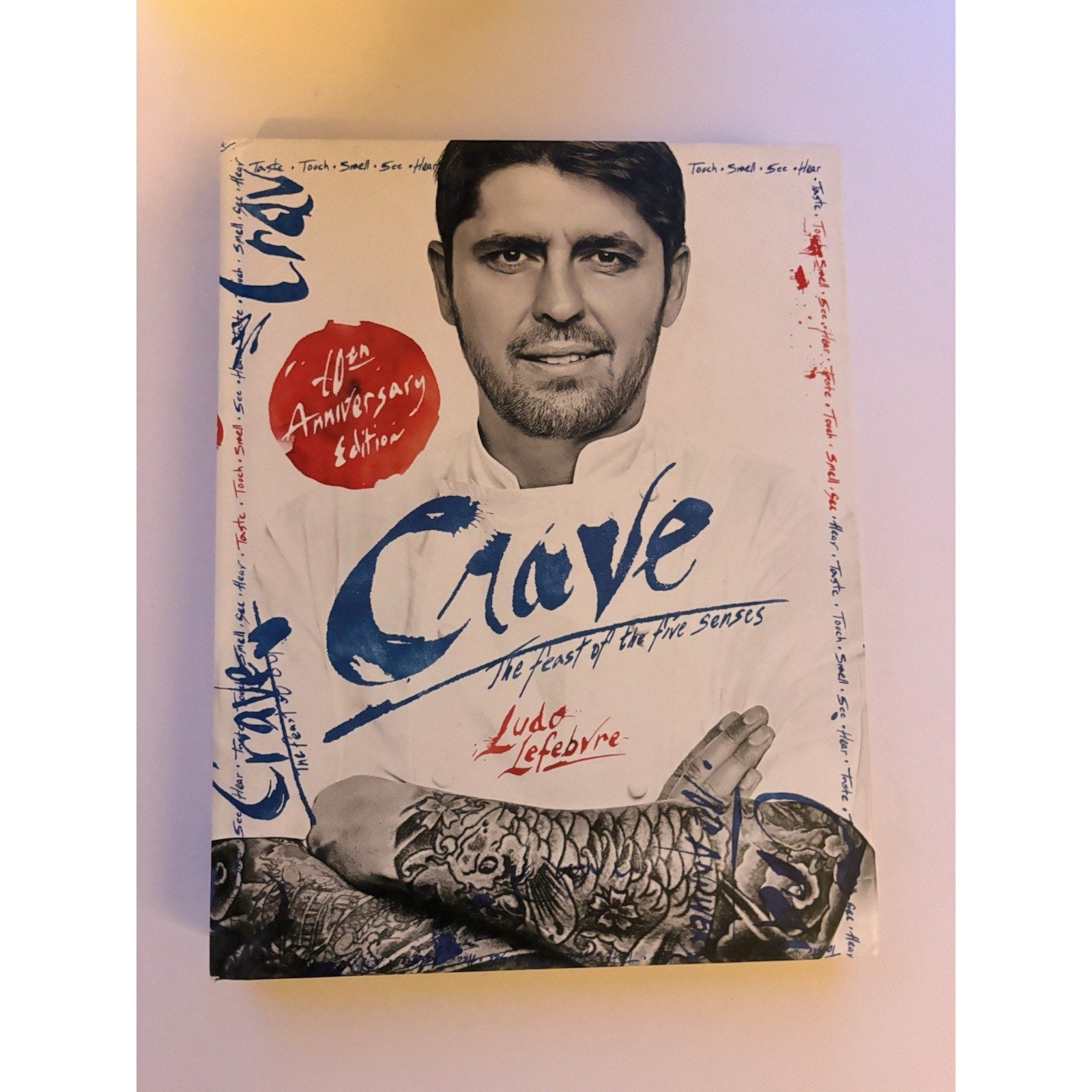 Crave Ludo Lefebvre Signed 10th Anniversary Edition Hardcover Cookbook - Humphrey's Book Den