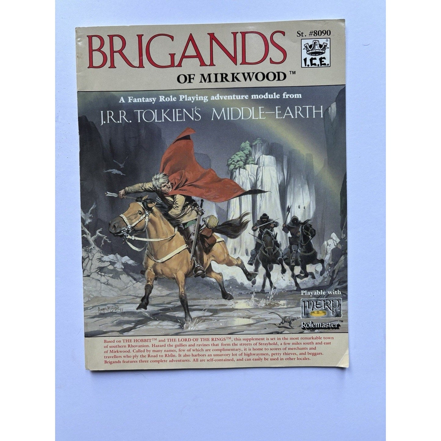 D&D Brigands of Mirkwood ICE 8090 1987 MERP Tolkien RPG Module Complete - Humphrey's Book Den