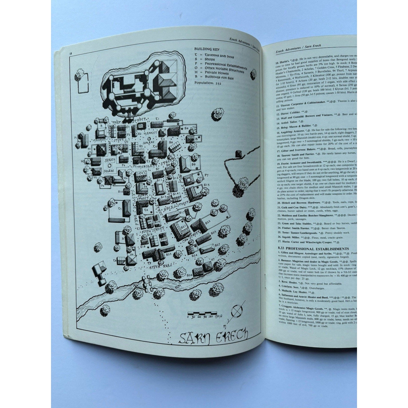 D&D Erech and the Paths of the Dead ICE 8060 1984 MERP Tolkien Module Complete - Humphrey's Book Den