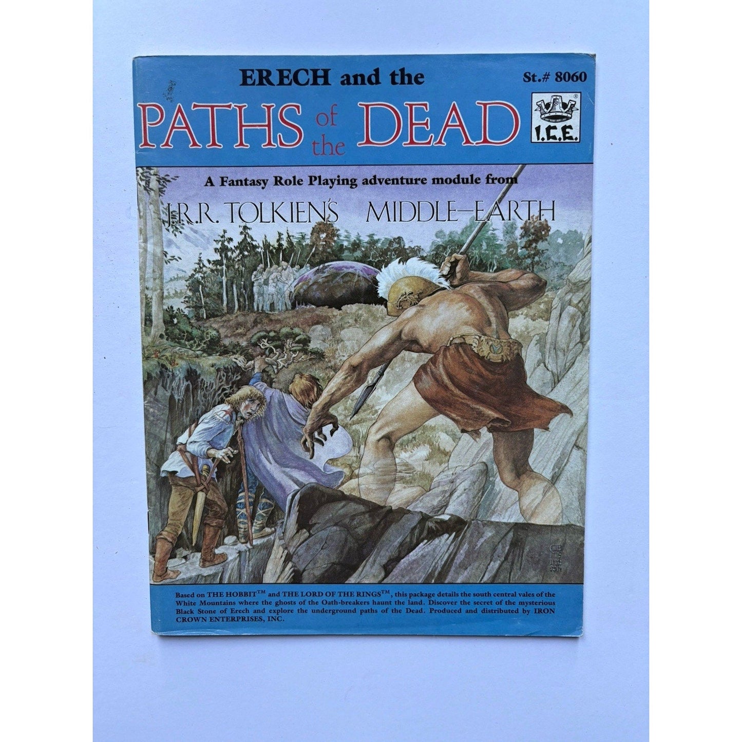 D&D Erech and the Paths of the Dead ICE 8060 1984 MERP Tolkien Module Complete - Humphrey's Book Den