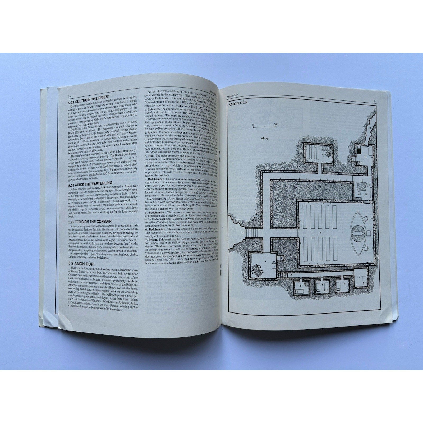 D&D Ghosts of the Southern Anduin ICE 8109 1989 MERP Tolkien Module Complete - Humphrey's Book Den