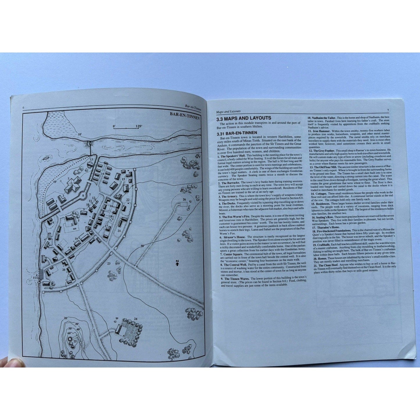 D&D Ghosts of the Southern Anduin ICE 8109 1989 MERP Tolkien Module Complete - Humphrey's Book Den